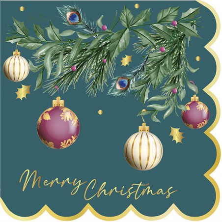 TOVAGLIOLI 33x33 CHRISTMAS DANDY OTTANIO 3V 16pz