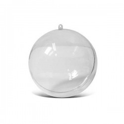 SFERA KRISTALL C/SEPARATORE 3D ø8cm CWR
