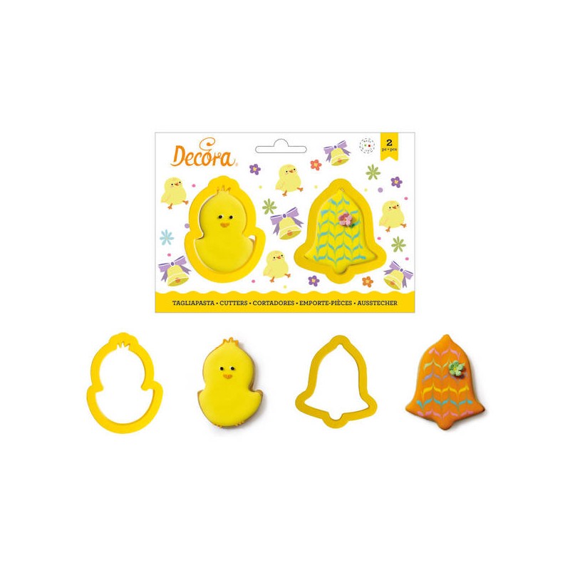 TAGLIAPASTA PULCINO E CAMPANA SET 2pz