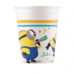 BICCHIERI 250cc CARTONCINO MINIONS RISE OF GRU 8pz