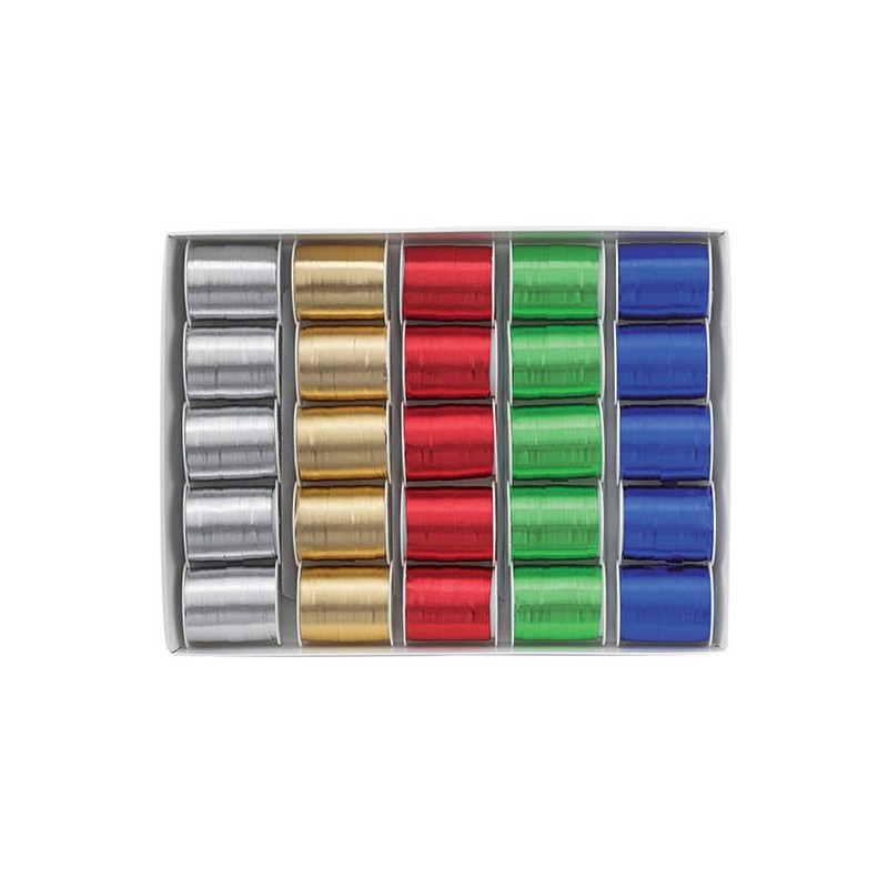 ROCCHETTO NASTRO SPLENDID GOFFRATO 6805 mm10x10mt ASS.TI 1pz