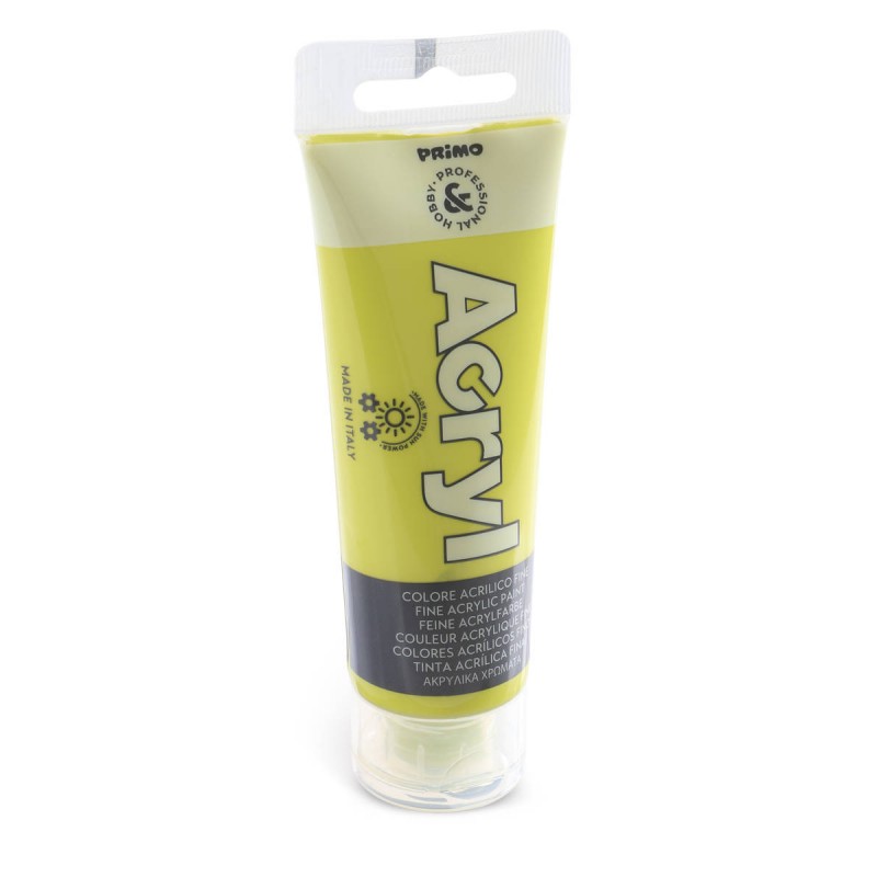 TUBETTO COLORE ACRILICO 75ml VERDE CHIARO 600 PRIMO