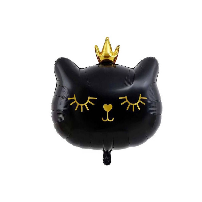 PALLONE MYLAR S/SHAPE 28' PRINCIPESSA GATTO NERO 62cm