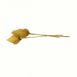 FOGLIA DI PALMA IN BAMBOO 3pz ORO