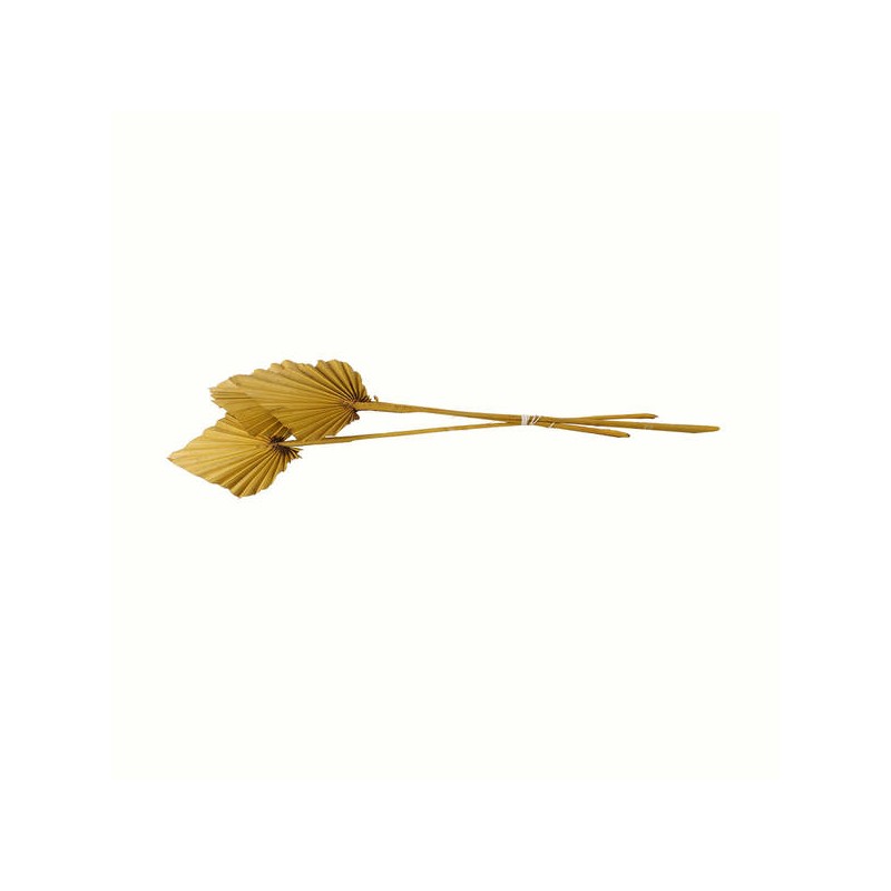 FOGLIA DI PALMA IN BAMBOO 3pz ORO