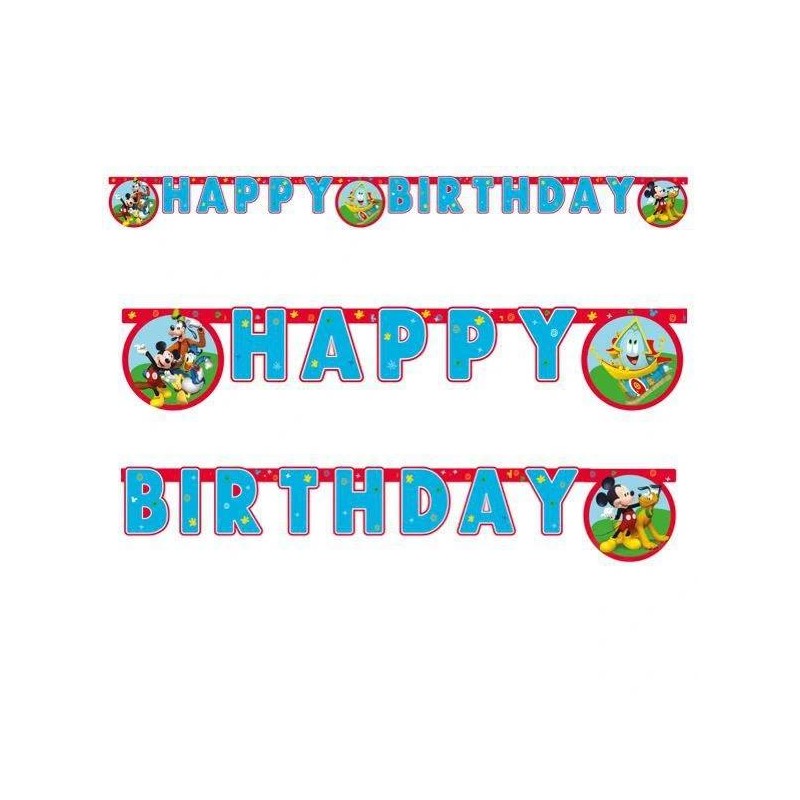 FESTONE IN CARTA TOPOLINO ROCK HOUSE