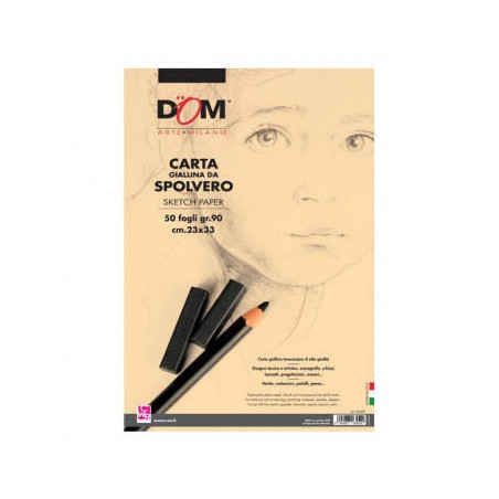 CARTA SPOLVERO CWR 90gr 23x33cm 50 FOGLI