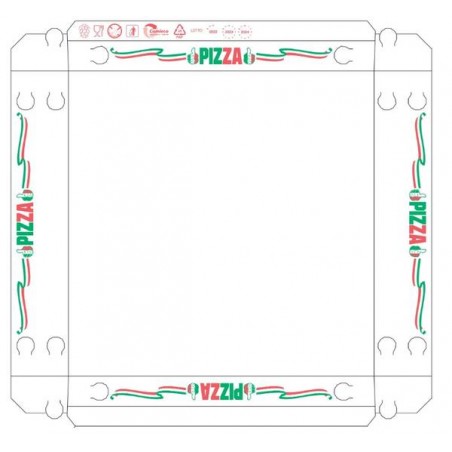 SCATOLE PIZZA CUBO 32,5 x 32,5 H3 k.v.b. 150pz LIKE