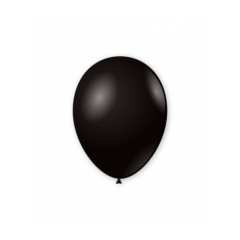 PALLONCINI LATTICE MEDIUM 10 26cm 100pz NERO RC