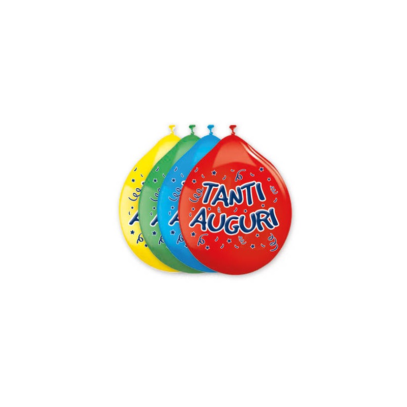 PALLONCINI MEDIUM TANTI AUGURI 20pz