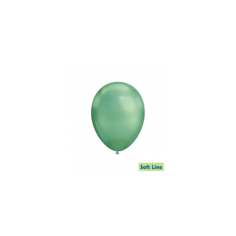 PALLONCINI LATTICE SOFT LINE CHROME 12 30cm VERDE 121 50pz RC