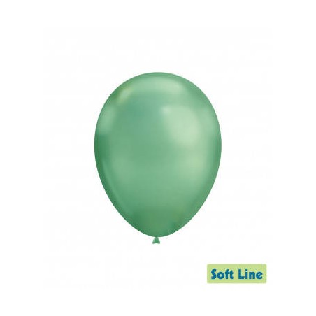 PALLONCINI LATTICE SOFT LINE CHROME 12 30cm VERDE 121 50pz RC