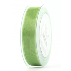 NASTRO ORGANZA mm25x50mt VERDE CANNA
