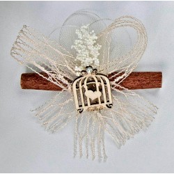 SEGNAPOSTO CANNELLA +APPL. GABBIETTA + RACCHETTE