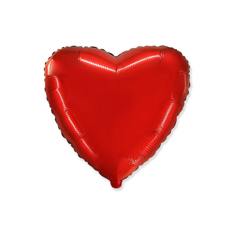 PALLONE MYLAR CUORE 32 80cm ROSSO RC