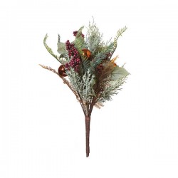 BOUQUET NATALIZIO ROSSO 40cm