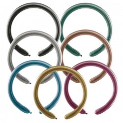 PALLONCINI MODELLABILI 50pz GLOSSY ASSORTITI