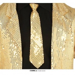 CRAVATTA PAILLETTES ORO