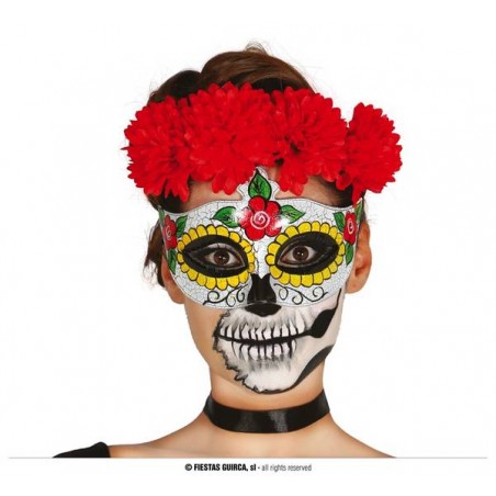 MASCHERA TESCHIO MESSICANO DONNA
