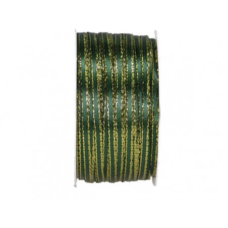 NASTRO DOUBLE BORDO ORO mm3x50mt 111-VERDE