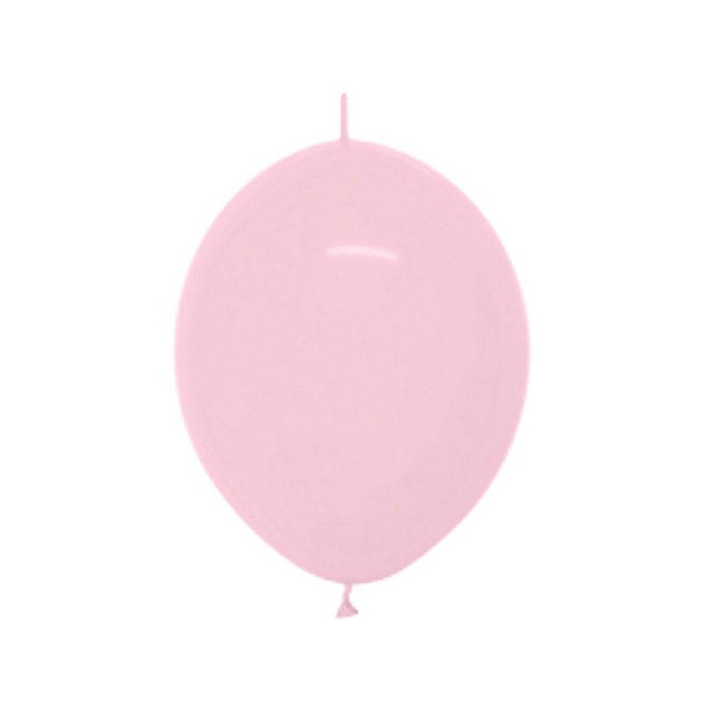 PALLONCINI LATTICE LINK 12 30cm 25pz ROSA PASTELLO SEMPRETEX