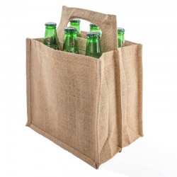 BORSA JUTA BIRRA NATURALE cm.24,5x23,5/31+17