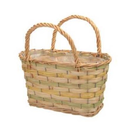 CESTO NATURALE RETTANGOLARE 27x15x18cm