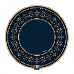 PIATTI PIANI ø25 ROYAL BLUE GOLD 6pz