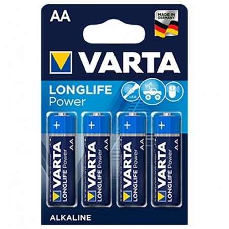 BATTERIE STILO ALCALINA VARTA AA LONGLIFE 4pz
