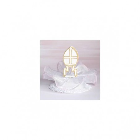 SOGGETTO CRESIMA MITRIA ROSA ART.27088B