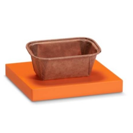 FORMA COTTURA PLUMPY 80x40x40mm BROWN SIL 50pz