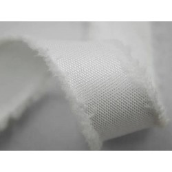 NASTRO SFRANGIATO mm38x15mt COL.1 BIANCO NATURALE