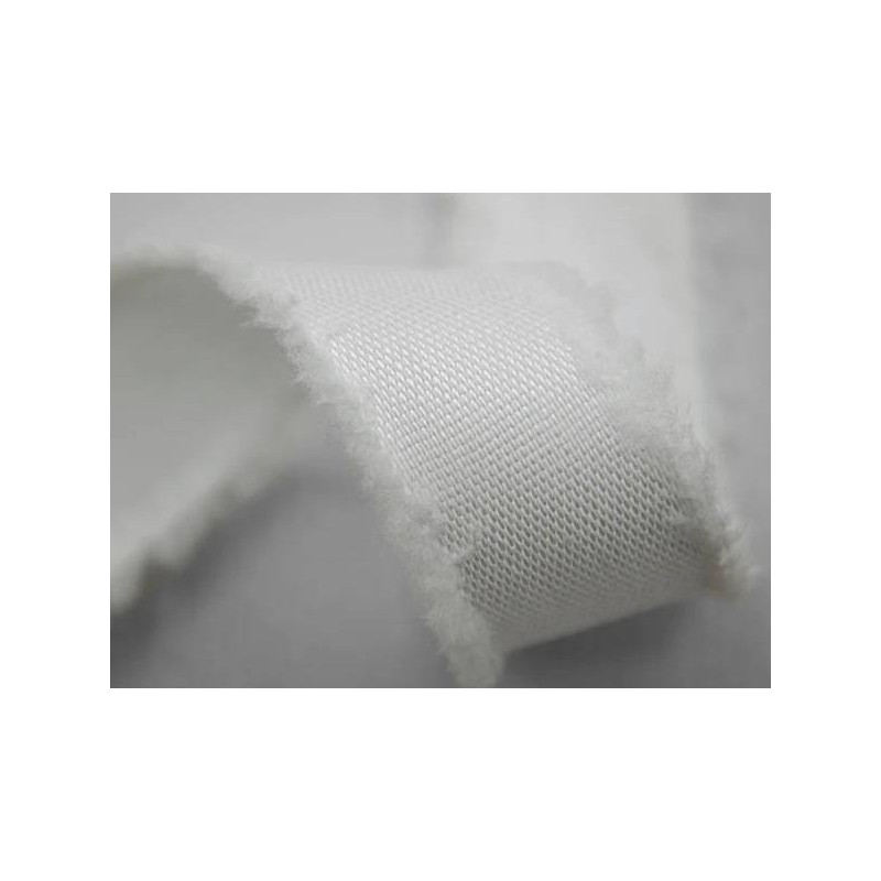 NASTRO SFRANGIATO mm38x15mt COL.1 BIANCO NATURALE