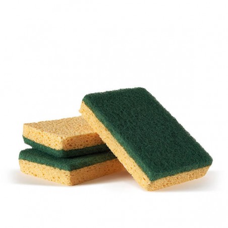 SPUGNA CELLULOSA+FIBRA ABRASIVA SORBY700 10pz