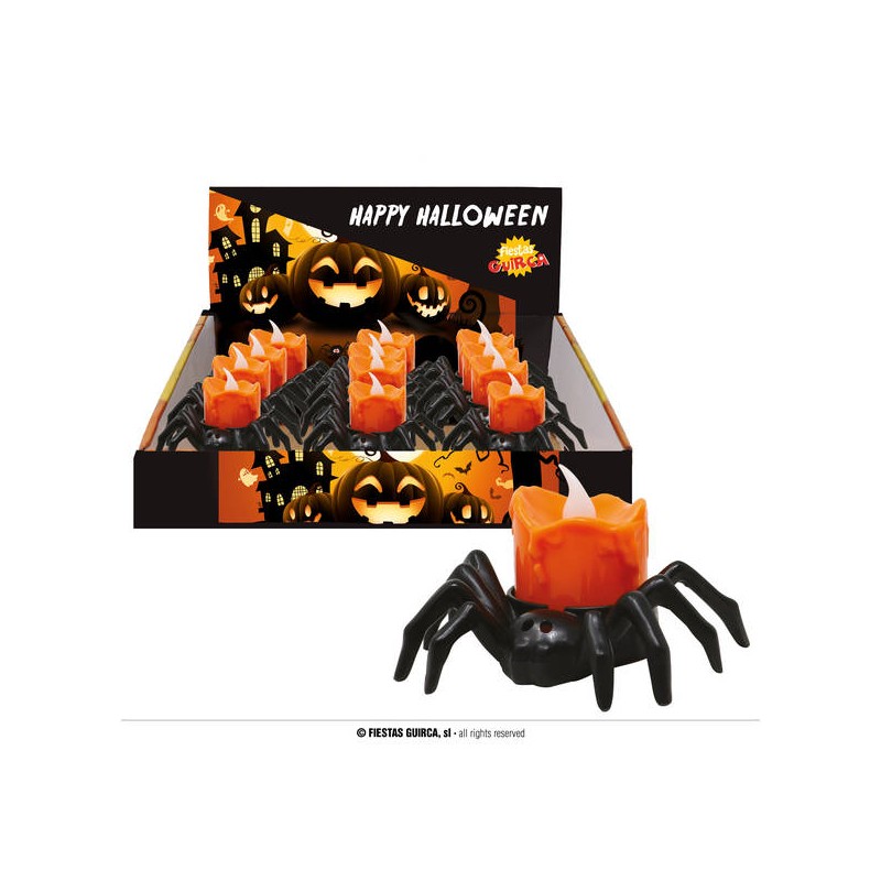 RAGNO CON CANDELA 1pz