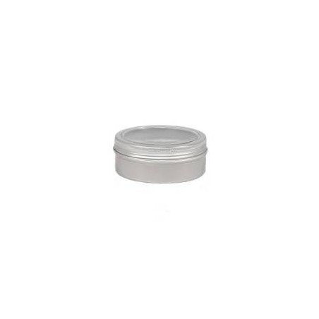 SCATOLA ALLUMINIO COP. TRASPARENTE Ø5,2Xh2,1cm 12PZ