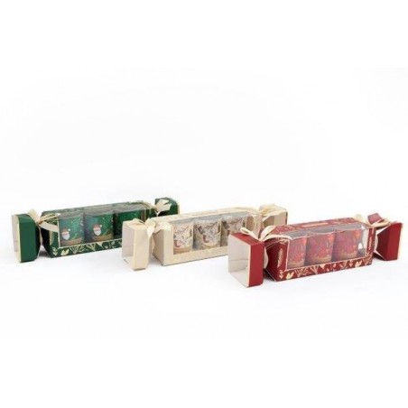 CANDELE IN CRACKER 3assort. 1pz