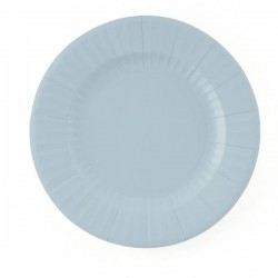 PIATTI ROUND BLU FIORDALISO 27cm 8pz