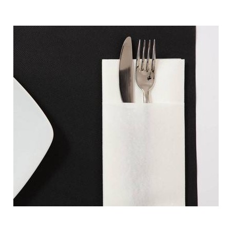 TOVAGLIOLI 40x40cm QUICK POCKET AIRLAID BIANCO 40pz FATO