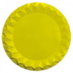 SOTTOPIATTI DIAMANT GIALLO ø32 5pz