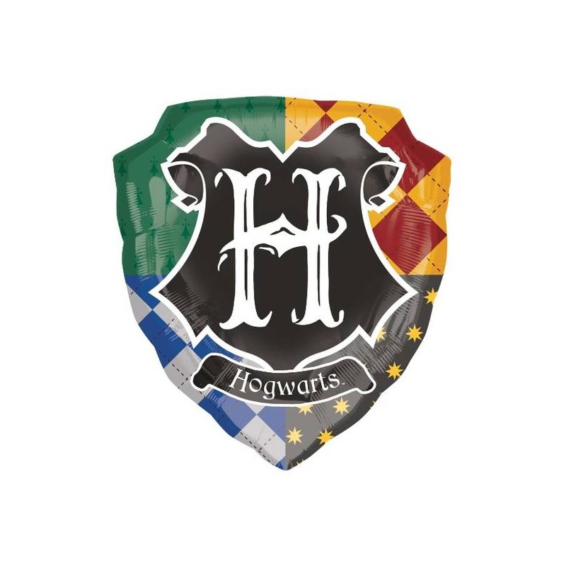 PALLONE MYLAR STEMMA HARRY POTTER 27 68x63cm