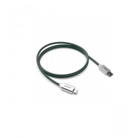 CAVO APPLE COLOR 1M 2A 20W GROOVY COSMIC VERDE SCURO