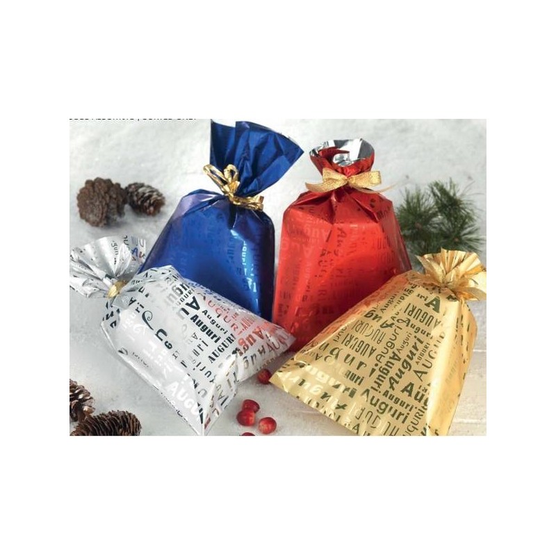 BUSTE REGALO P.P.L. 50x70cm TANTI AUGURI ASS.TO 50PZ