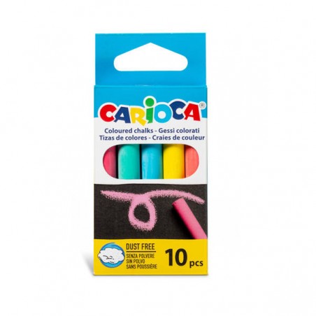 CARIOCA GESSI COLORATI 10pz
