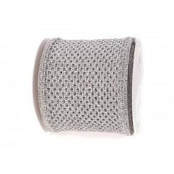 NASTRO RETE LEXINGTON  mm100x20mt ARGENTO