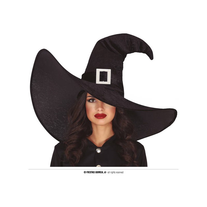 CAPPELLO NERO EXTRA GRANDE STREGA