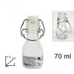 BOTTIGLIETTA C/TAPPO ERMETICO 70ml