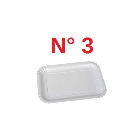 VASSOIO CARTONE PERLA N°3 24x16 5 PEZZI
