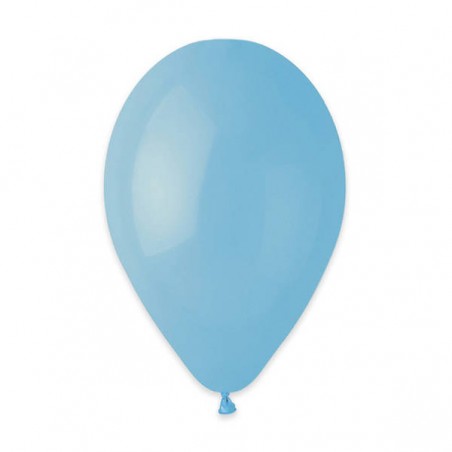 PALLONCINI LATTICE LARGE 12 30cm CELESTE BABY 100pz