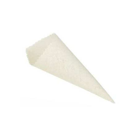 CONO COTONE SEMPLICE Ø6x18cm CREAM 10pz